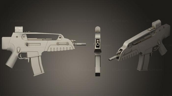 Weapon (XM8 Compact 2, WPN_0209) 3D models for cnc
